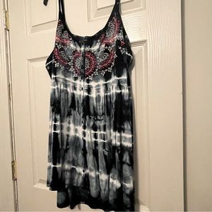 Torrid tie dye babydoll tank